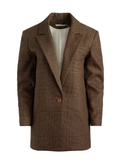 Alice and Olivia ESSENTIALS|JACKETS + COATS*COLLEY NOTCH COLLAR BLAZER