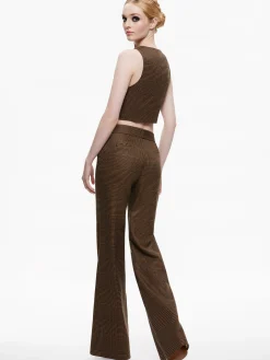 Alice and Olivia MATCHING SETS*COLLEY NOTCH COLLAR BLAZER + DEANNA HIGH WAISTED BOOTCUT PANT