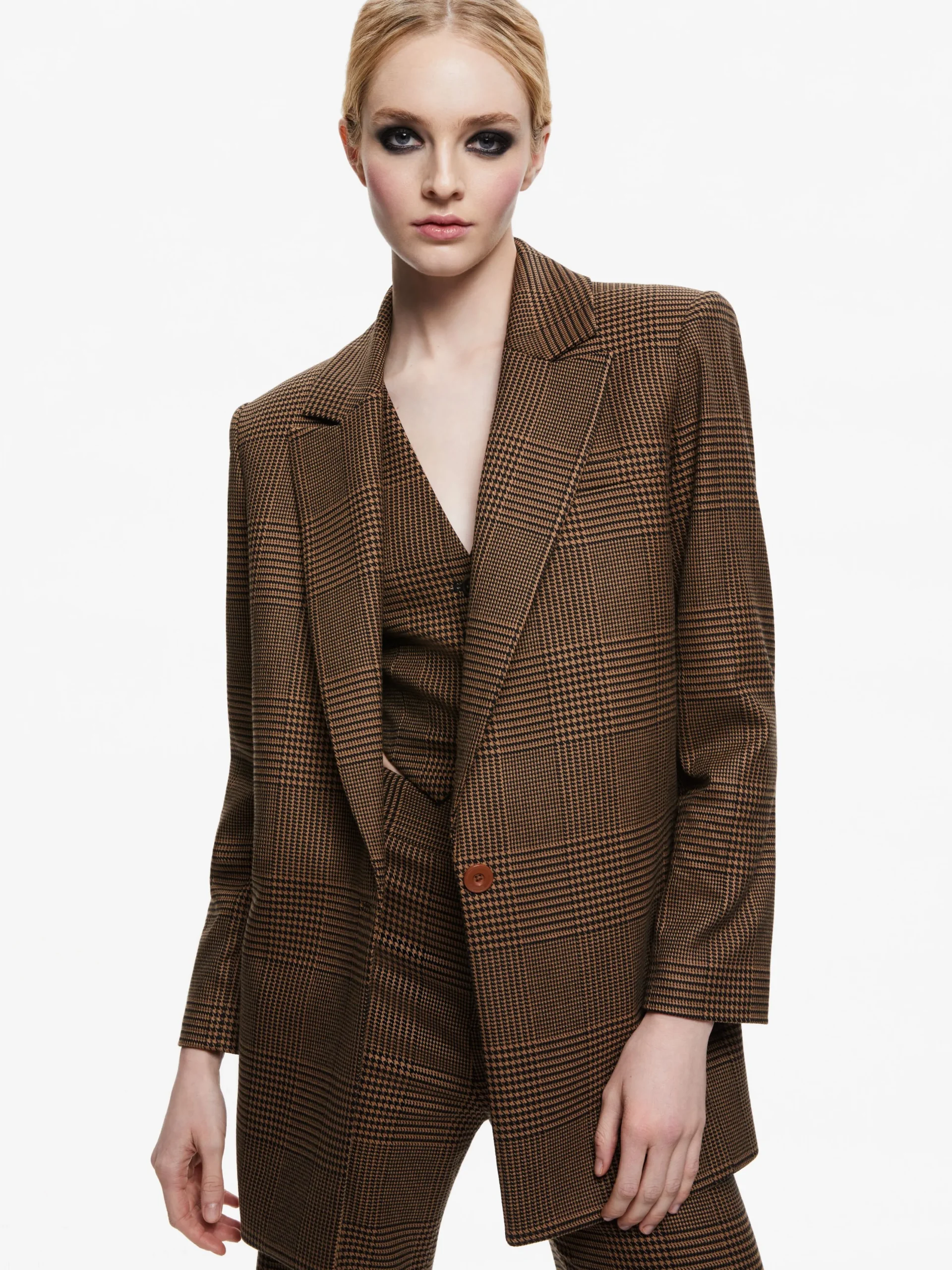 Alice and Olivia MATCHING SETS*COLLEY NOTCH COLLAR BLAZER + ZONA HIGH WAISTED MINI SKIRT