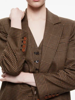 Alice and Olivia MATCHING SETS*COLLEY NOTCH COLLAR BLAZER + ZONA HIGH WAISTED MINI SKIRT