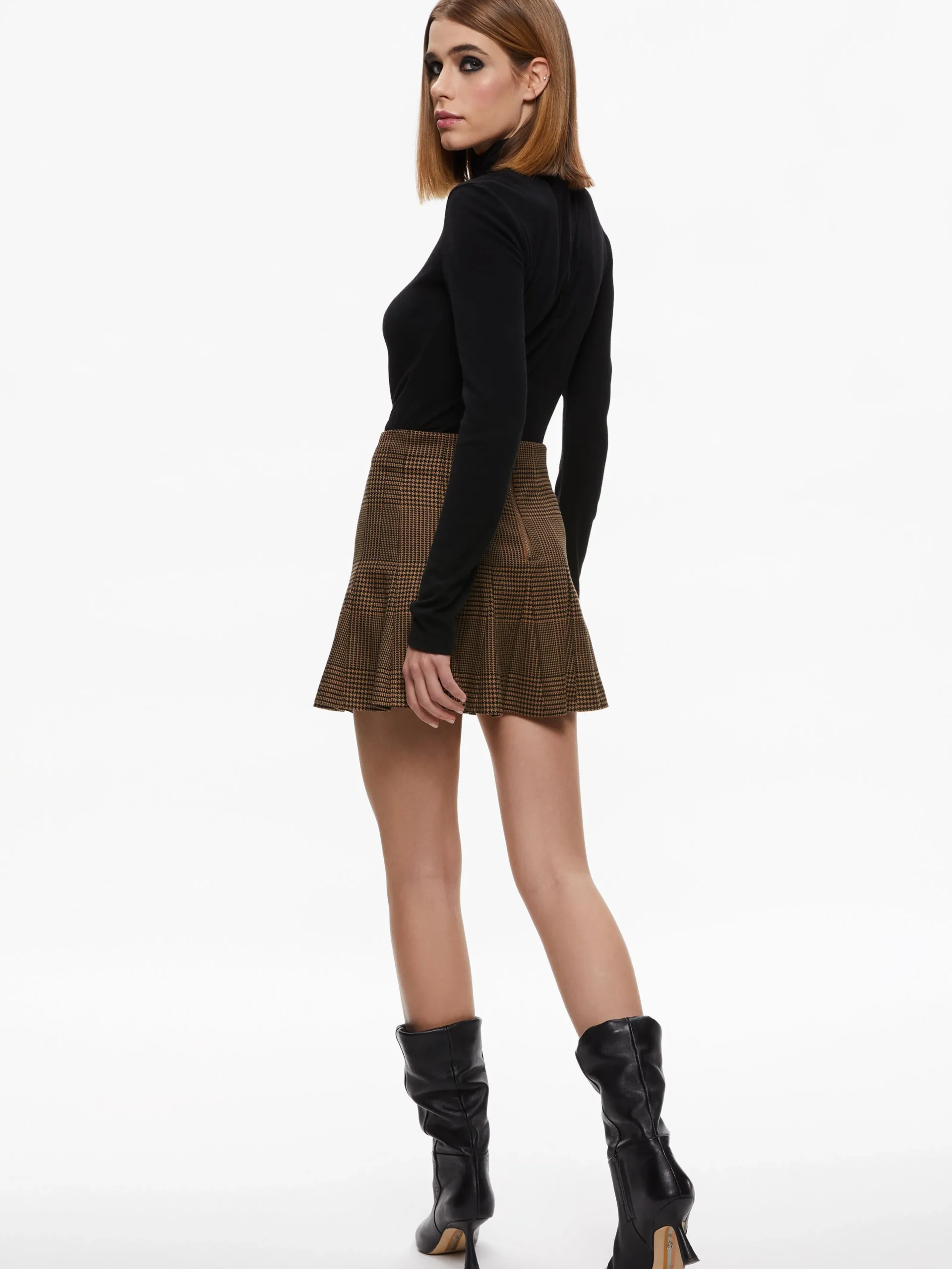 Alice and Olivia MATCHING SETS*COLLEY NOTCH COLLAR BLAZER + ZONA HIGH WAISTED MINI SKIRT
