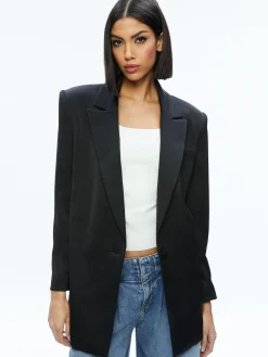 Alice and Olivia ESSENTIALS|THE WORKWEAR EDIT*COLLEY OVERSIZED BLAZER