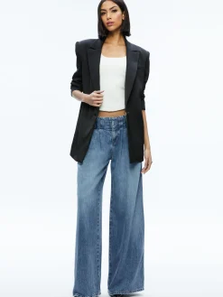 Alice and Olivia ESSENTIALS|THE WORKWEAR EDIT*COLLEY OVERSIZED BLAZER