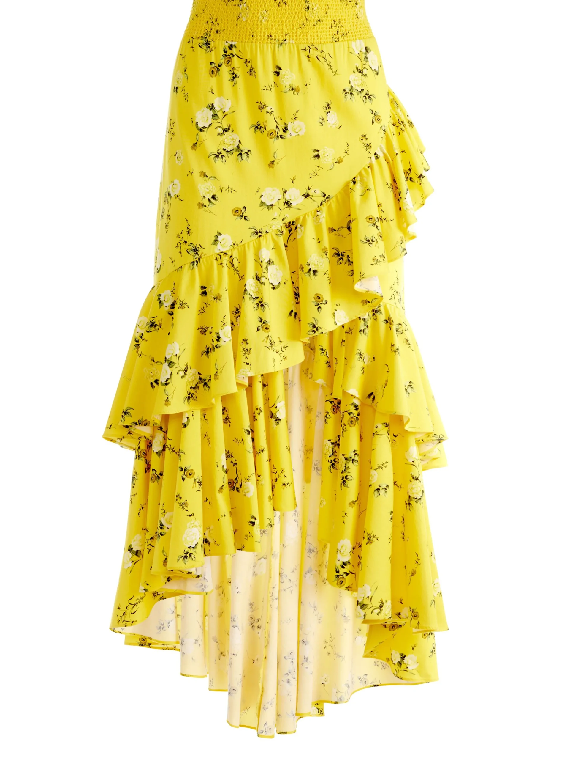 Alice and Olivia SKIRTS*CRISTINA WRAP RUFFLE SKIRT
