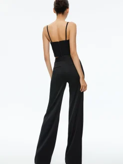 Alice and Olivia TOPS*DAMIA RUCHED BUSTIER TOP