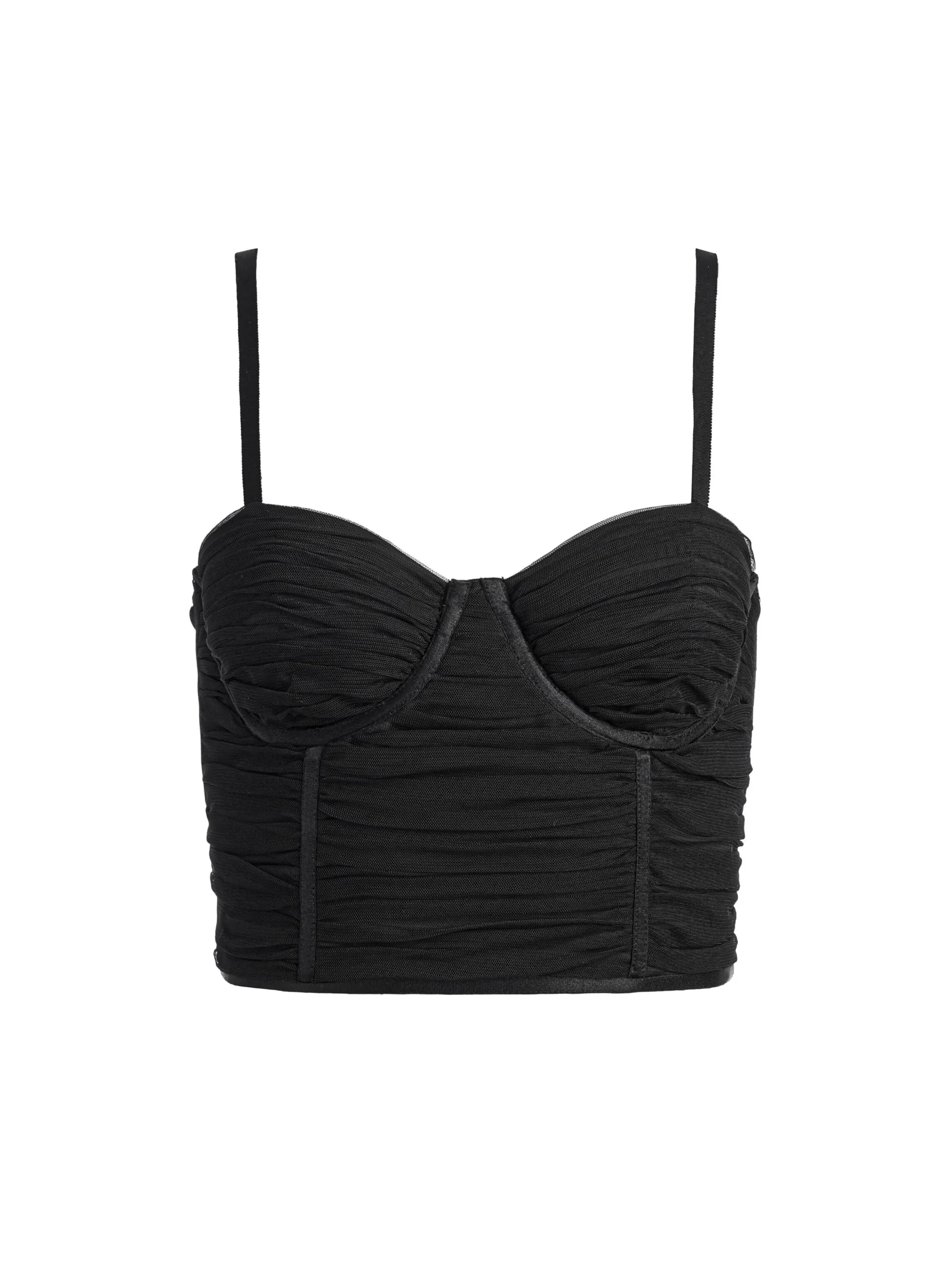 Alice and Olivia TOPS*DAMIA RUCHED BUSTIER TOP