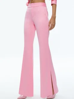 Alice and Olivia VALENTINE'S DAY EDIT|PANTS*DANETTE HIGH RISE FLARE SLIT TROUSER