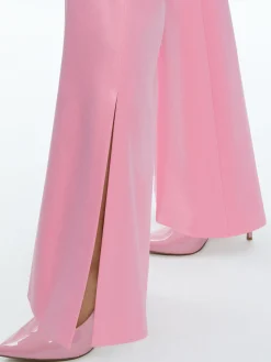 Alice and Olivia VALENTINE'S DAY EDIT|PANTS*DANETTE HIGH RISE FLARE SLIT TROUSER