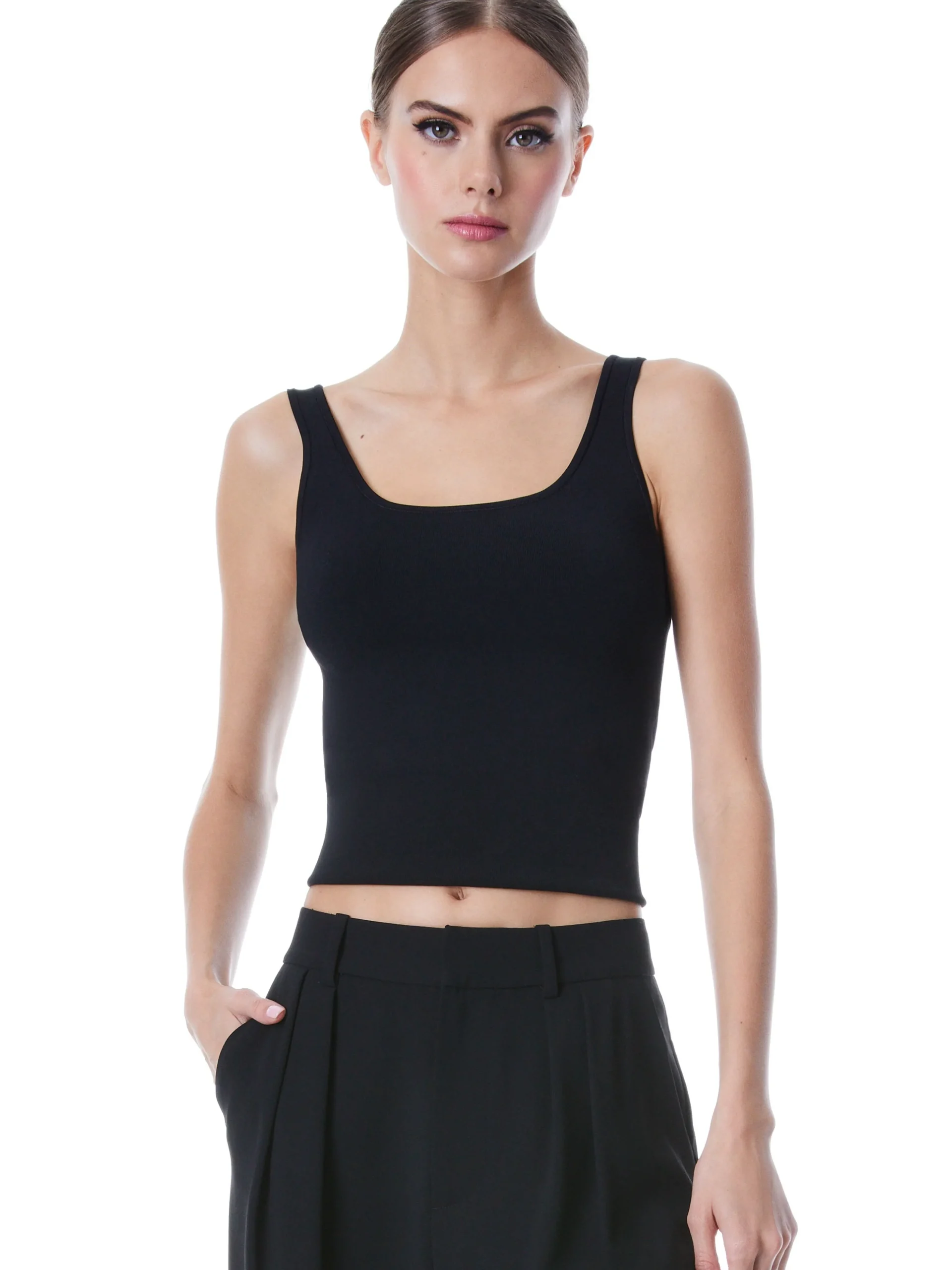 Alice and Olivia ESSENTIALS|TOPS*DARYN SCULPTING TANK
