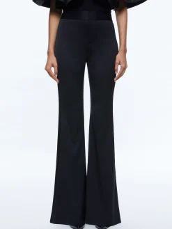 Alice and Olivia PANTS*DEANNA HIGH RISE SIDE STRIPE PANT
