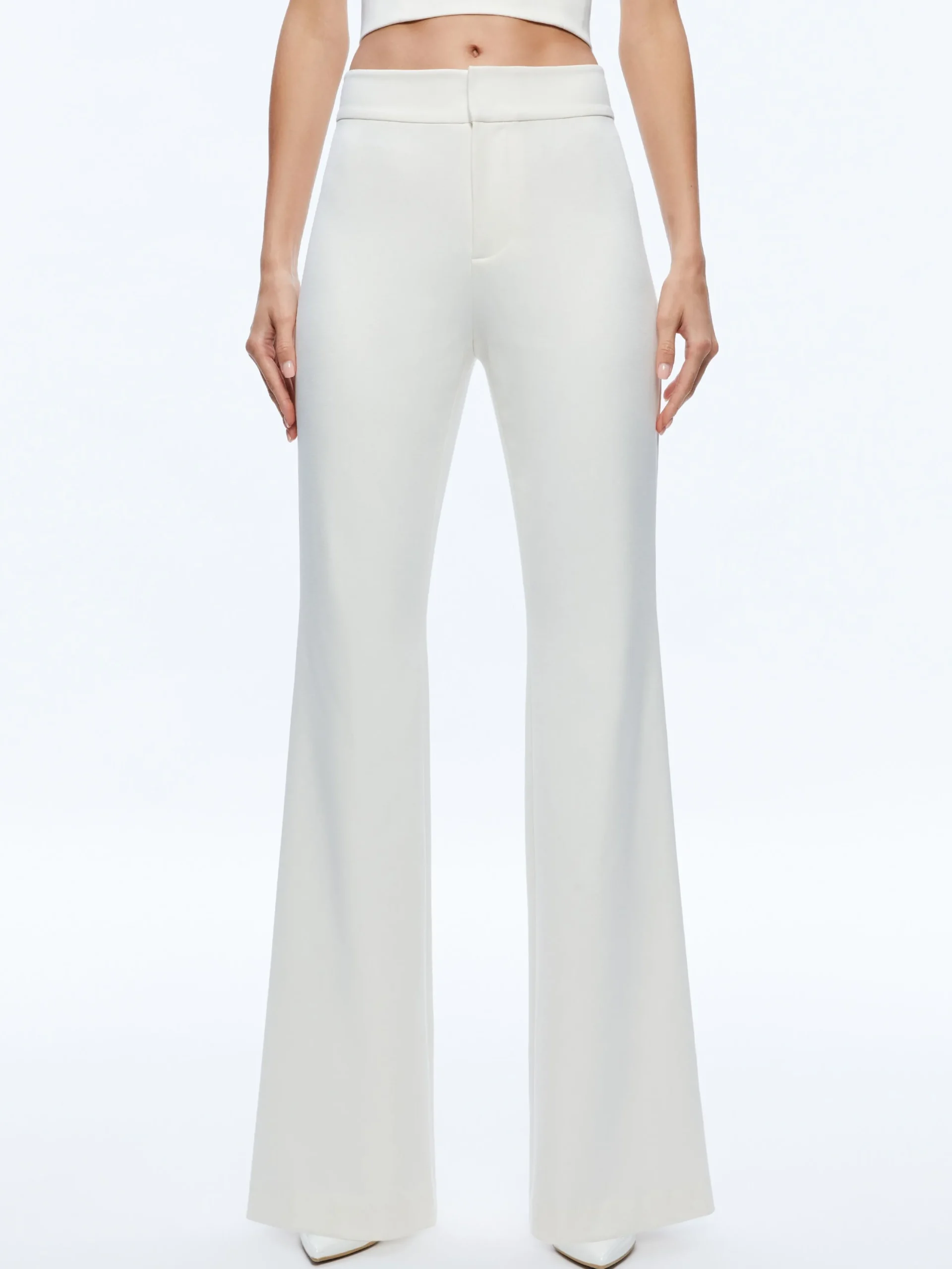 Alice and Olivia PANTS*DEANNA HIGH WAISTED BOOTCUT PANT