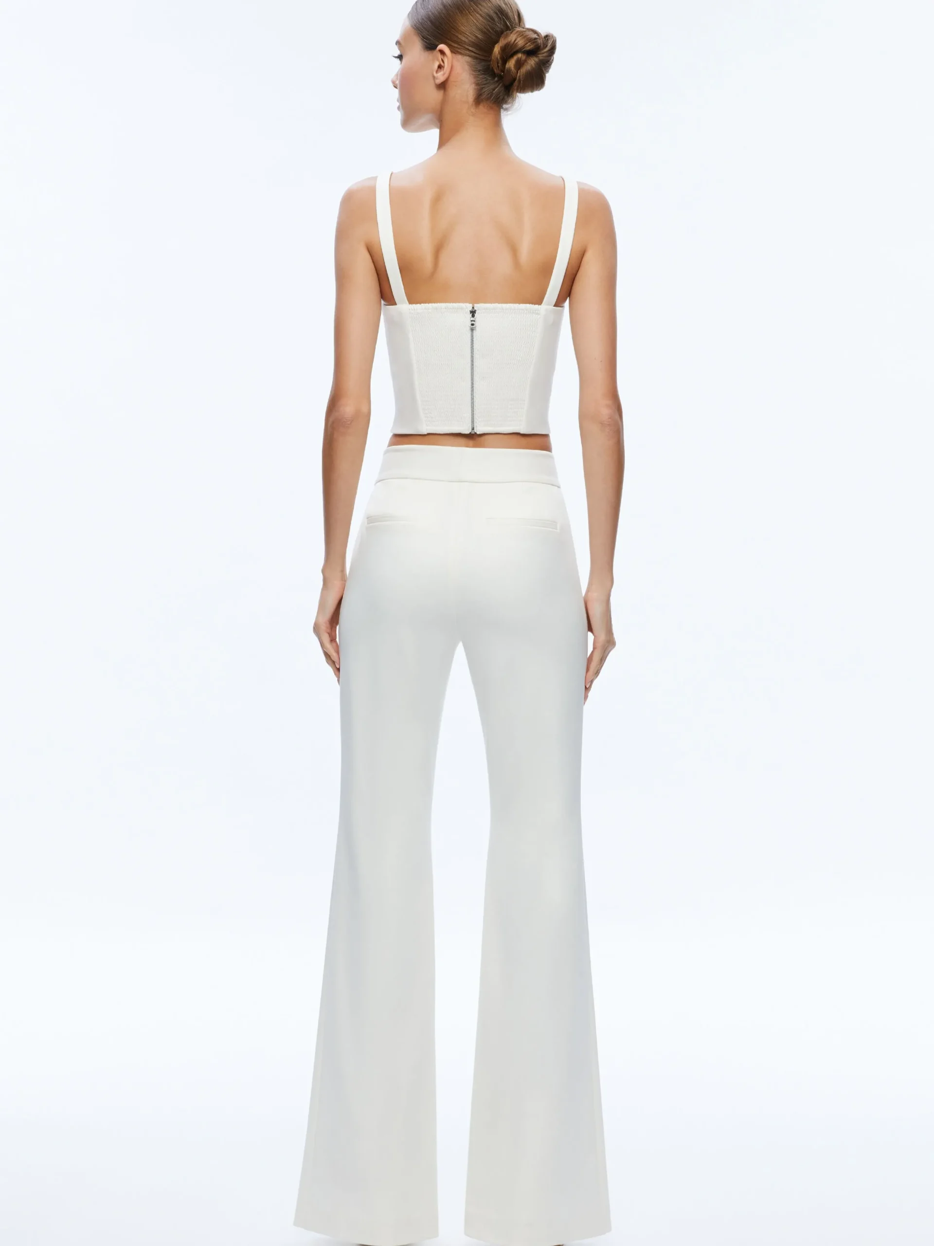 Alice and Olivia PANTS*DEANNA HIGH WAISTED BOOTCUT PANT