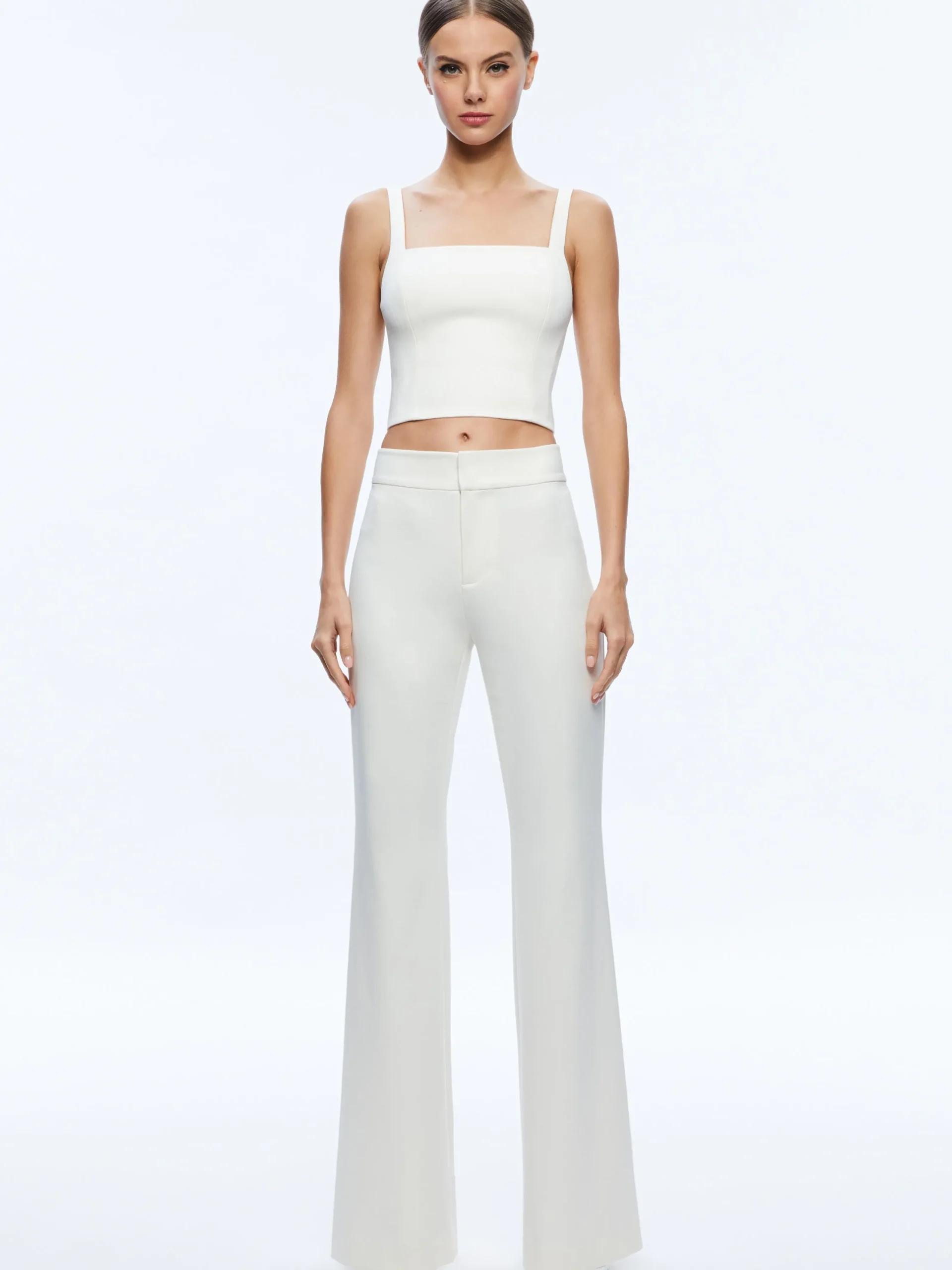 Alice and Olivia PANTS*DEANNA HIGH WAISTED BOOTCUT PANT