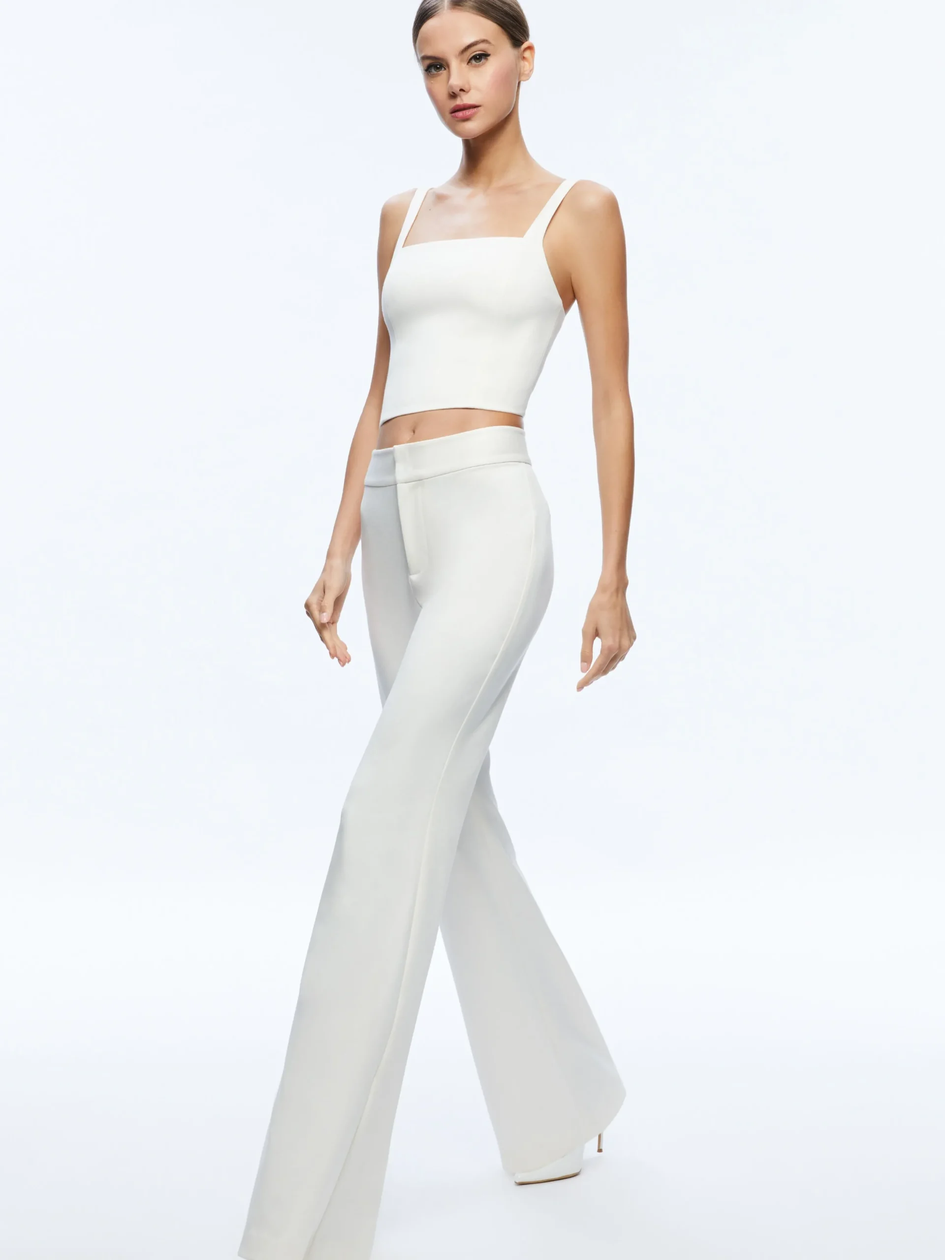 Alice and Olivia PANTS*DEANNA HIGH WAISTED BOOTCUT PANT