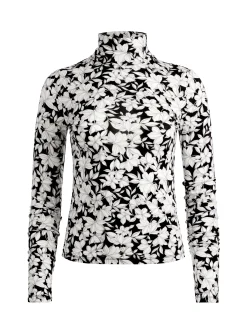 Alice and Olivia TOPS*DELAINA TURTLENECK TOP