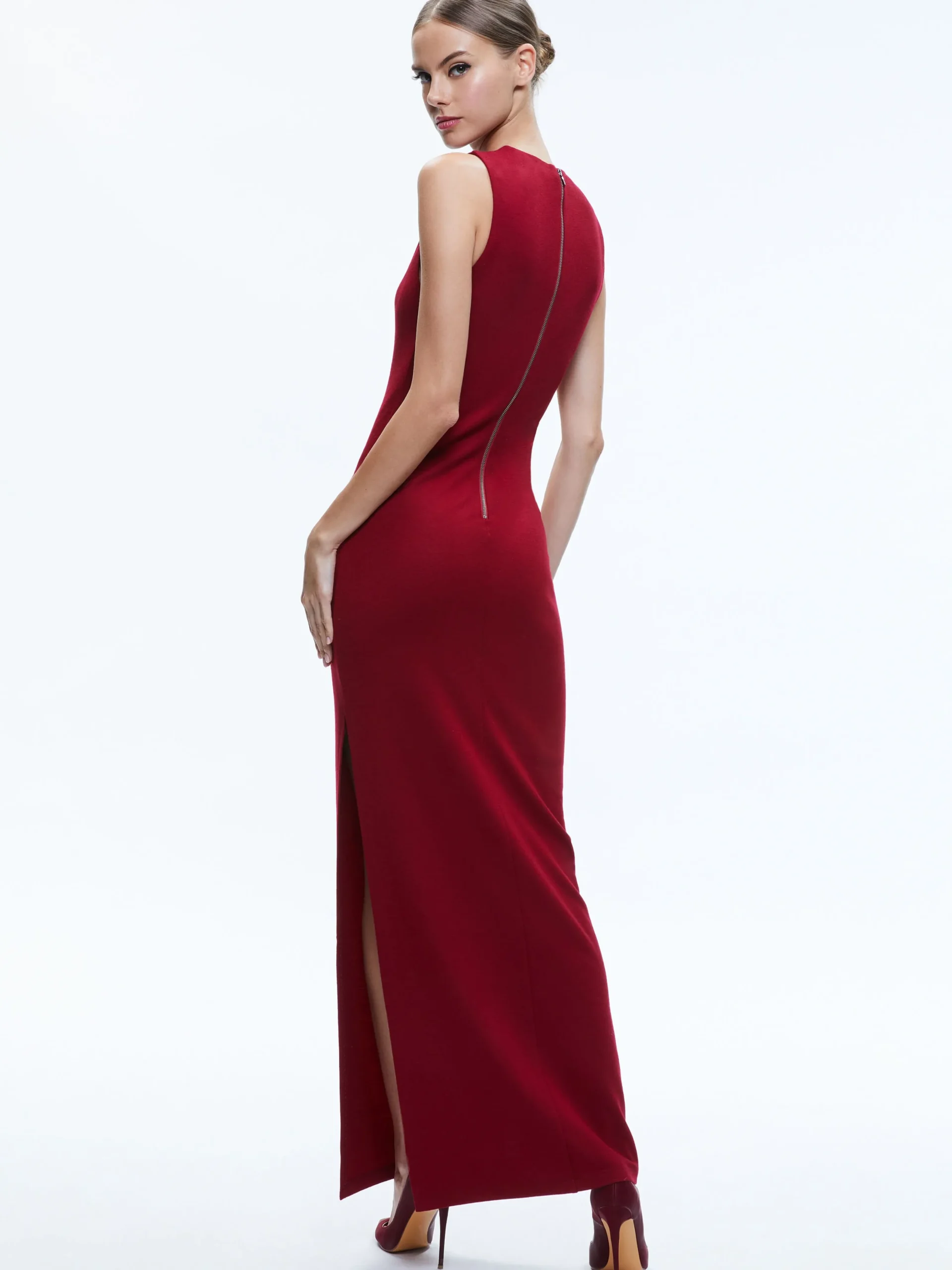 Alice and Olivia GUEST OF|MAXI*DELORA SLEEVELESS MAXI DRESS