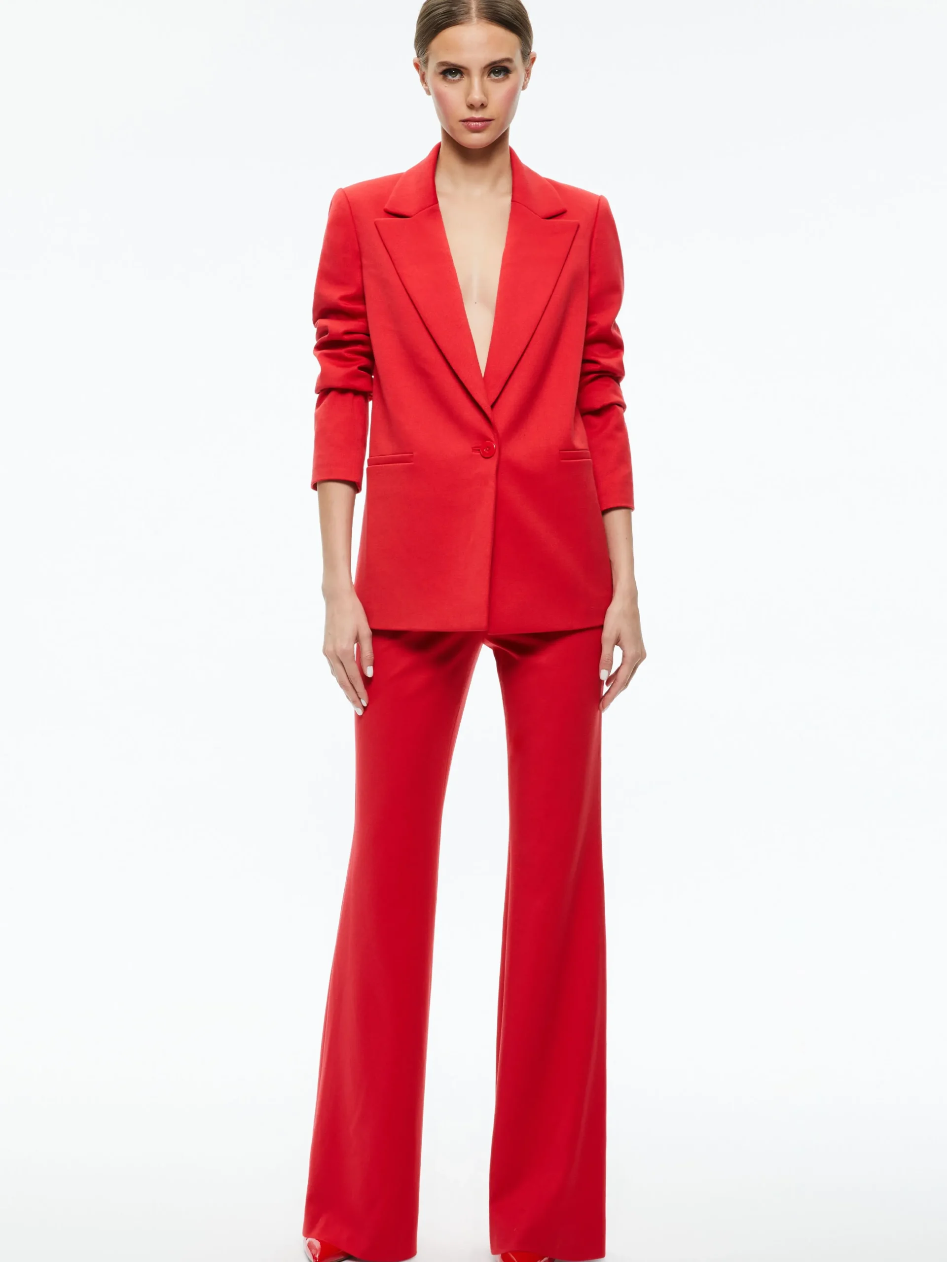 Alice and Olivia JACKETS + COATS*DENNY NOTCH COLLAR BOYFRIEND BLAZER