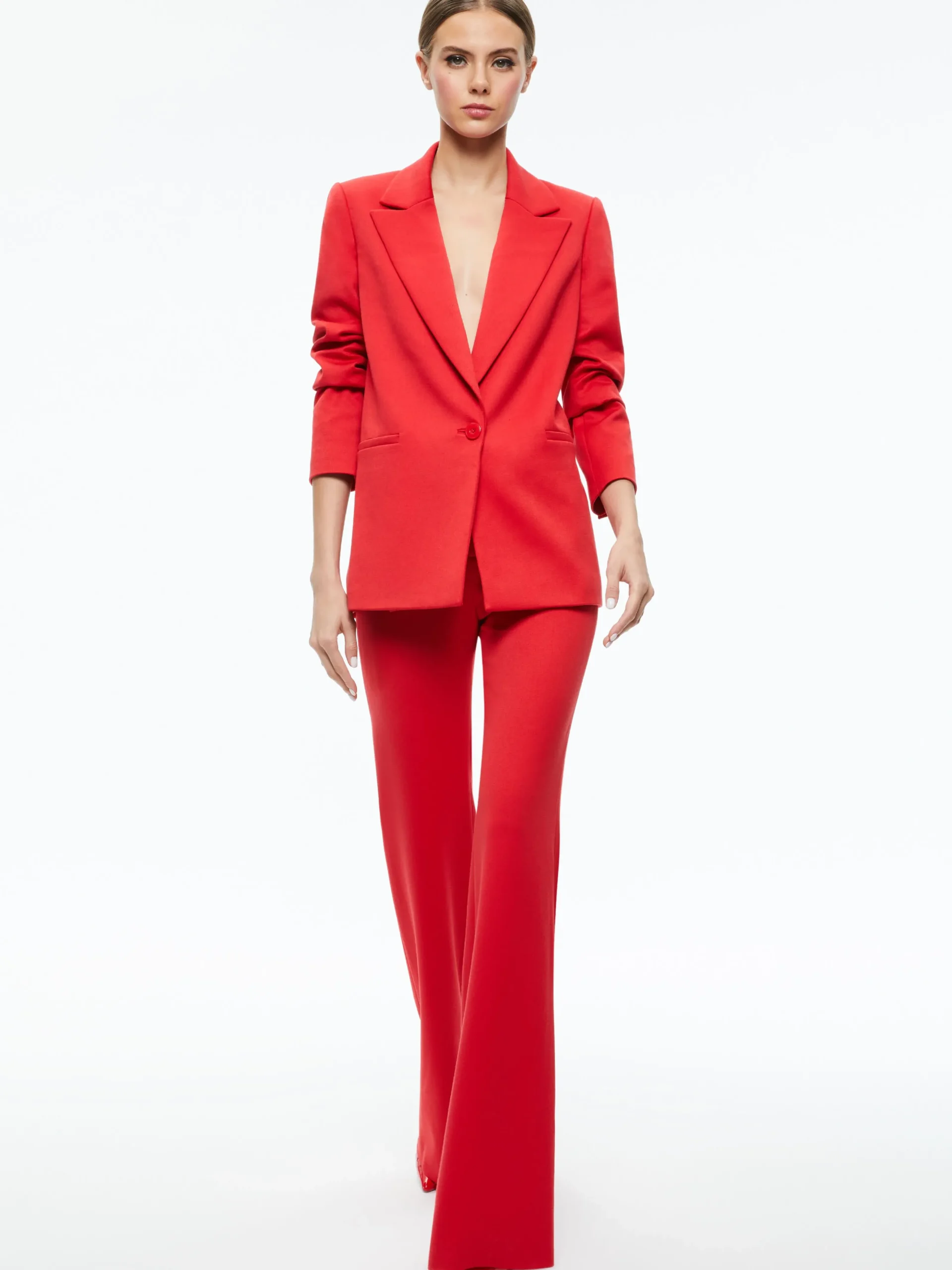 Alice and Olivia JACKETS + COATS*DENNY NOTCH COLLAR BOYFRIEND BLAZER