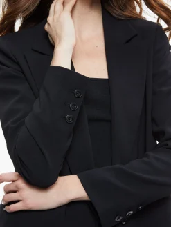 Alice and Olivia ESSENTIALS|THE WORKWEAR EDIT*DENNY NOTCH COLLAR BOYFRIEND BLAZER