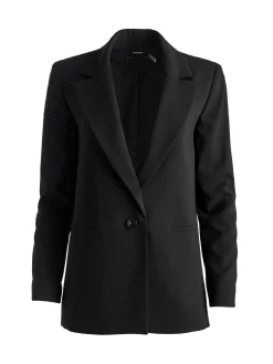Alice and Olivia ESSENTIALS|THE WORKWEAR EDIT*DENNY NOTCH COLLAR BOYFRIEND BLAZER