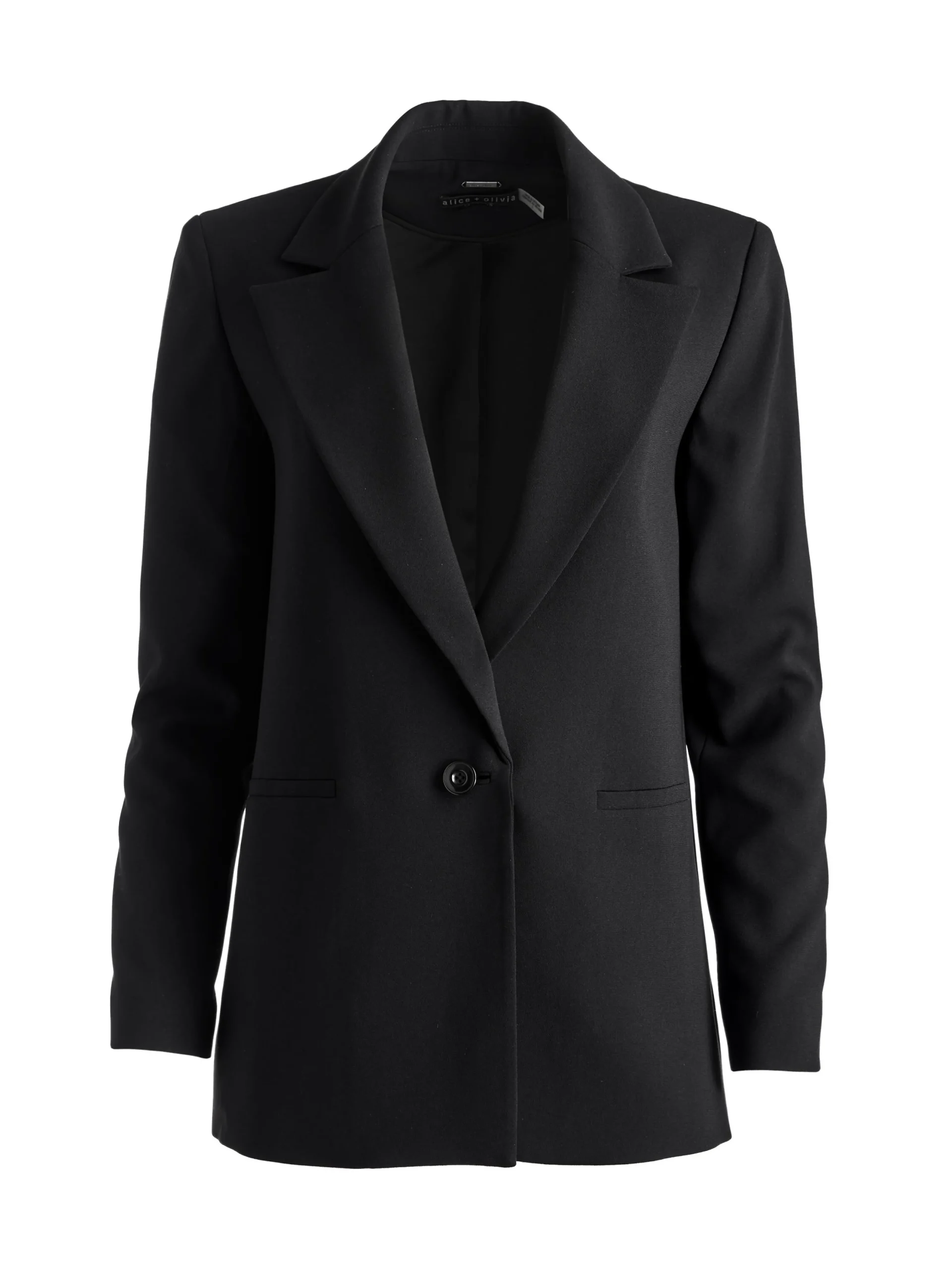 Alice and Olivia ESSENTIALS|THE WORKWEAR EDIT*DENNY NOTCH COLLAR BOYFRIEND BLAZER