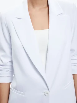 Alice and Olivia ESSENTIALS|THE WORKWEAR EDIT*DENNY NOTCH COLLAR BOYFRIEND BLAZER