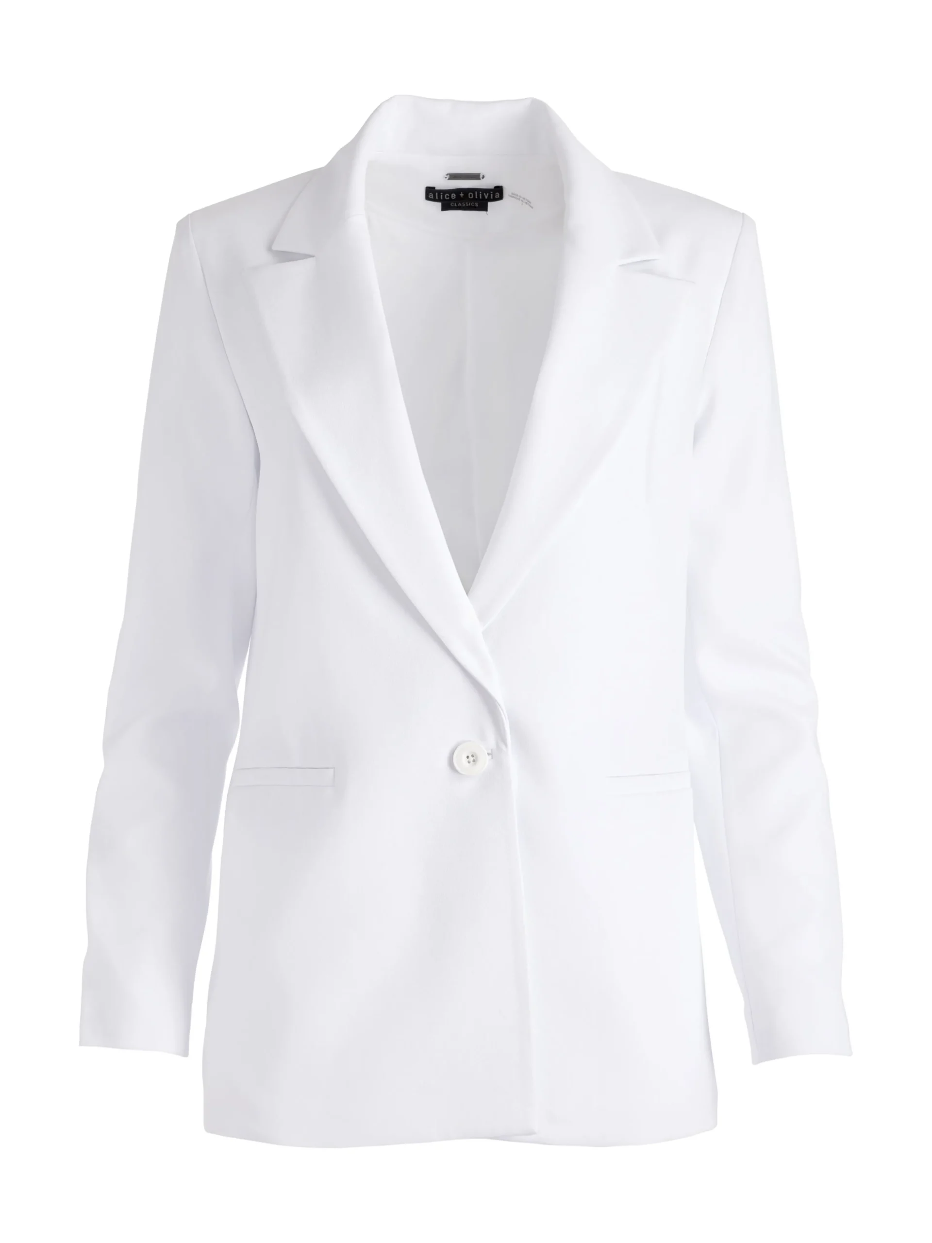 Alice and Olivia ESSENTIALS|THE WORKWEAR EDIT*DENNY NOTCH COLLAR BOYFRIEND BLAZER