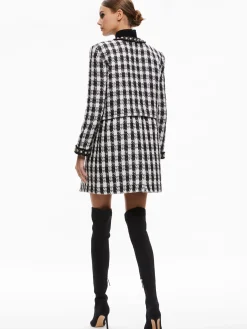 Alice and Olivia ESSENTIALS|JACKETS + COATS*DEON TWO-FER TWEED JACKET