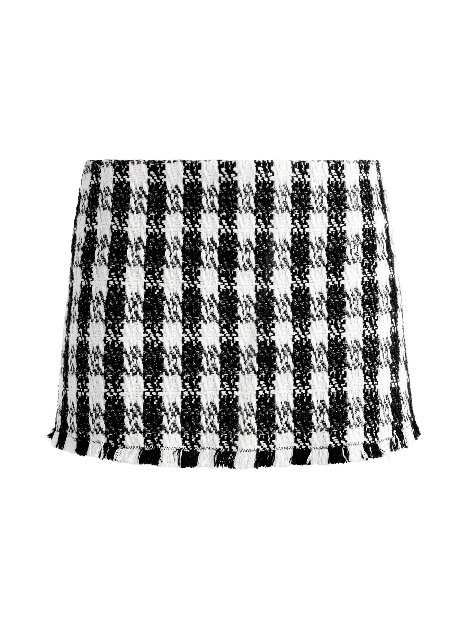 Alice and Olivia MATCHING SETS*DEON TWO-FER TWEED JACKET + MACE TWEED MINI SKORT