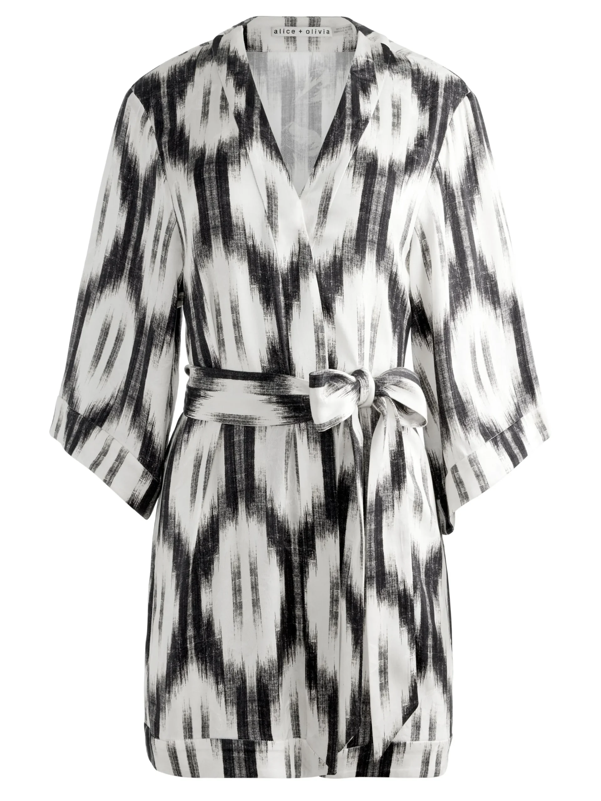 Alice and Olivia JACKETS + COATS*DOMINO KIMONO WITH TIE BELT