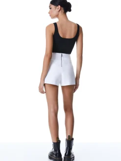 Alice and Olivia ESSENTIALS|SHORTS*DONALD HIGH WAIST SHORT