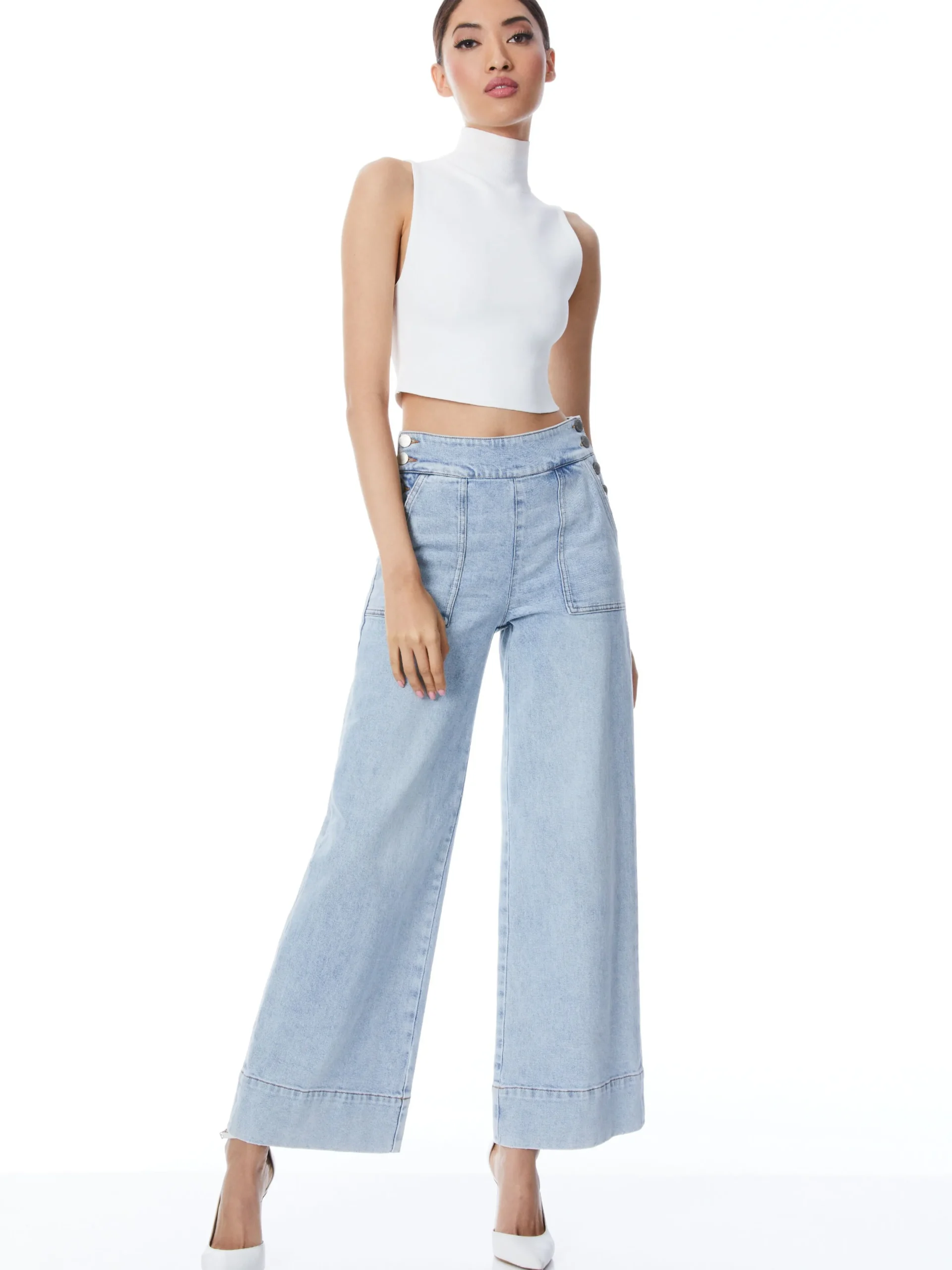 Alice and Olivia JEAN SHOP|JEANS*DONALD HIGH WAISTED JEAN
