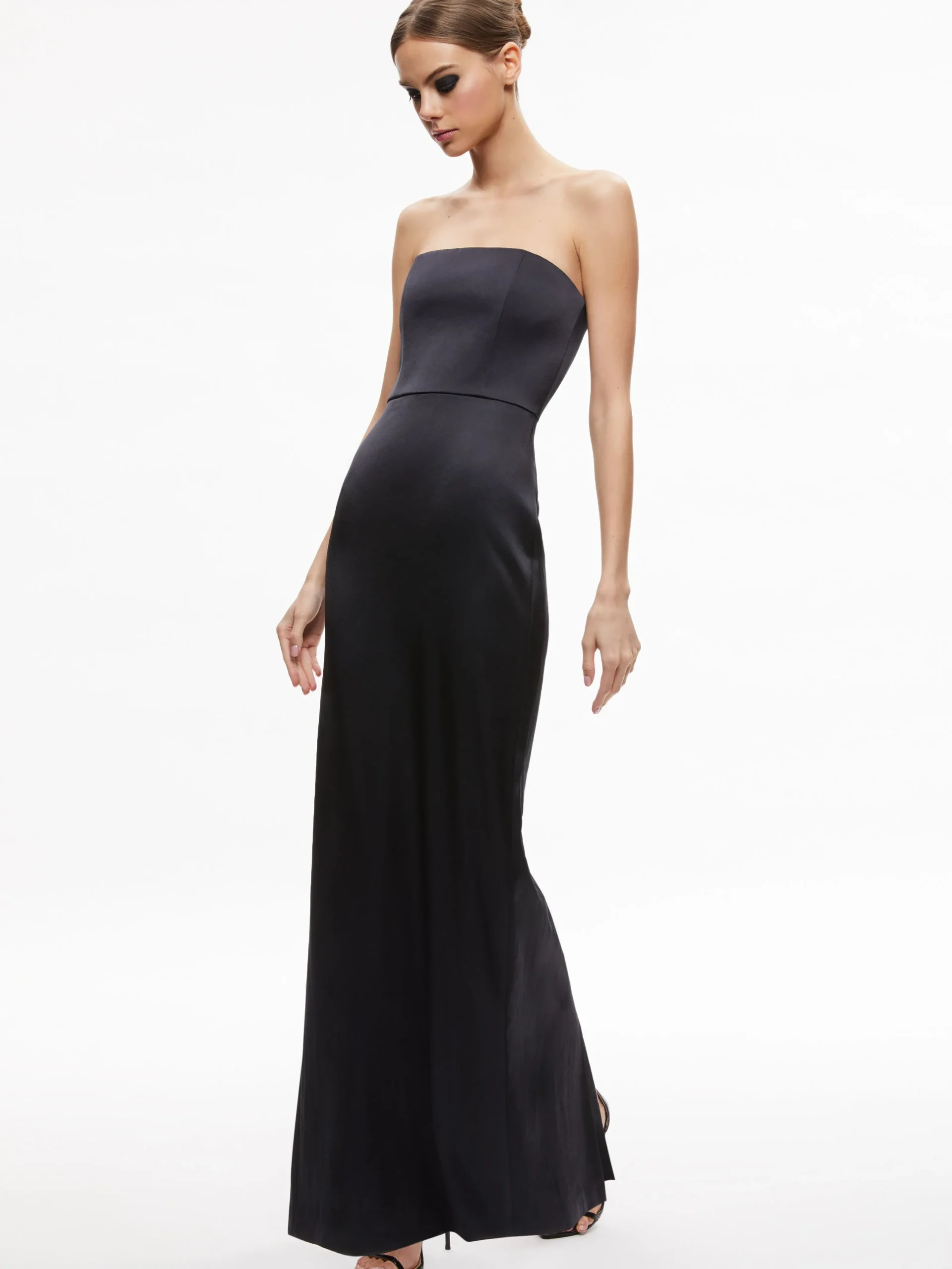 Alice and Olivia GUEST OF|MAXI*DOREEN STRAPLESS MAXI DRESS