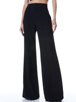 Alice and Olivia THE WORKWEAR EDIT|PANTS*DYLAN HIGH WAISTED WIDE LEG PANT