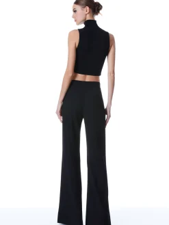 Alice and Olivia THE WORKWEAR EDIT|PANTS*DYLAN HIGH WAISTED WIDE LEG PANT