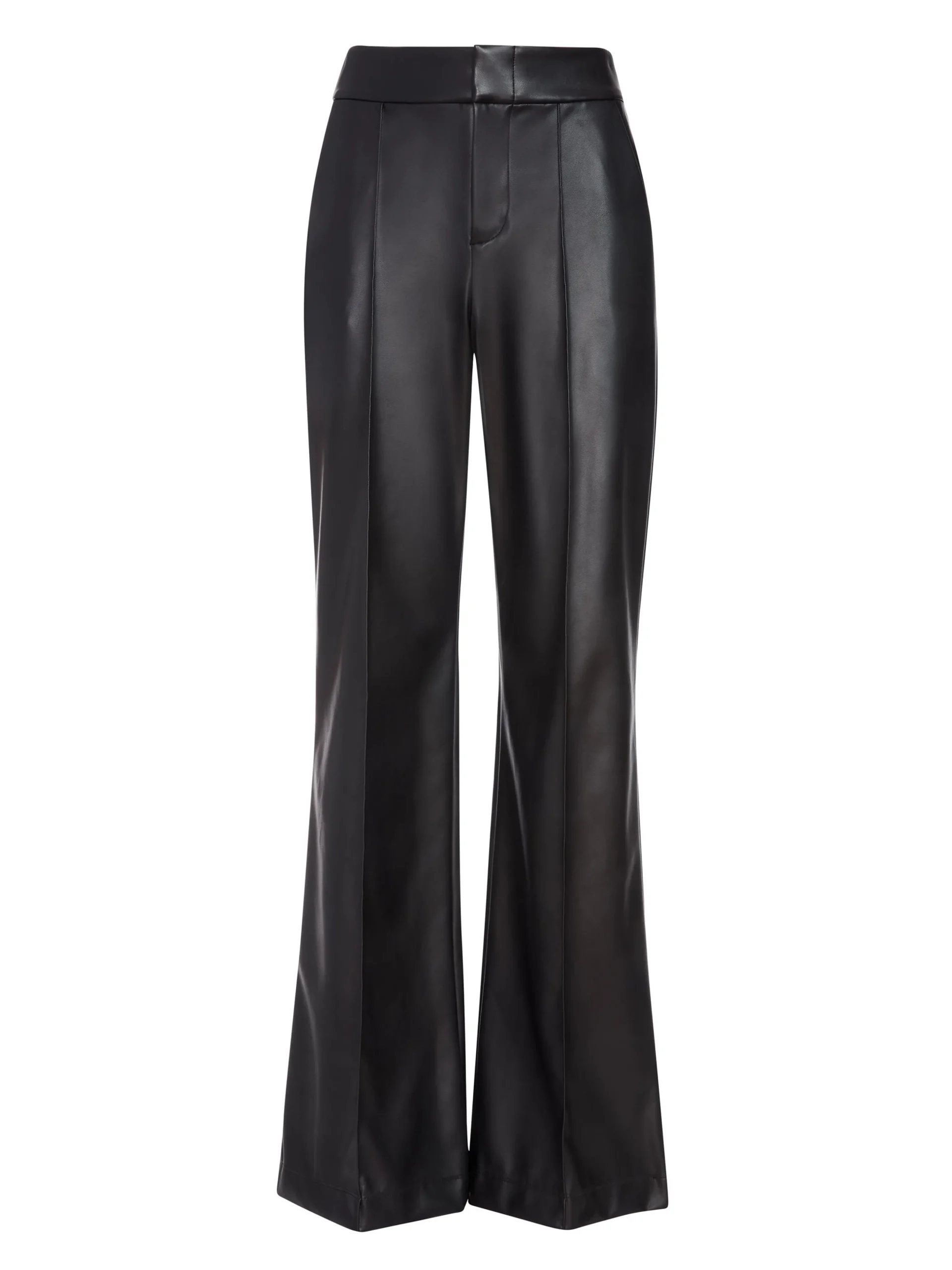 Alice and Olivia VEGAN LEATHER|ESSENTIALS*DYLAN VEGAN LEATHER WIDE LEG PANT