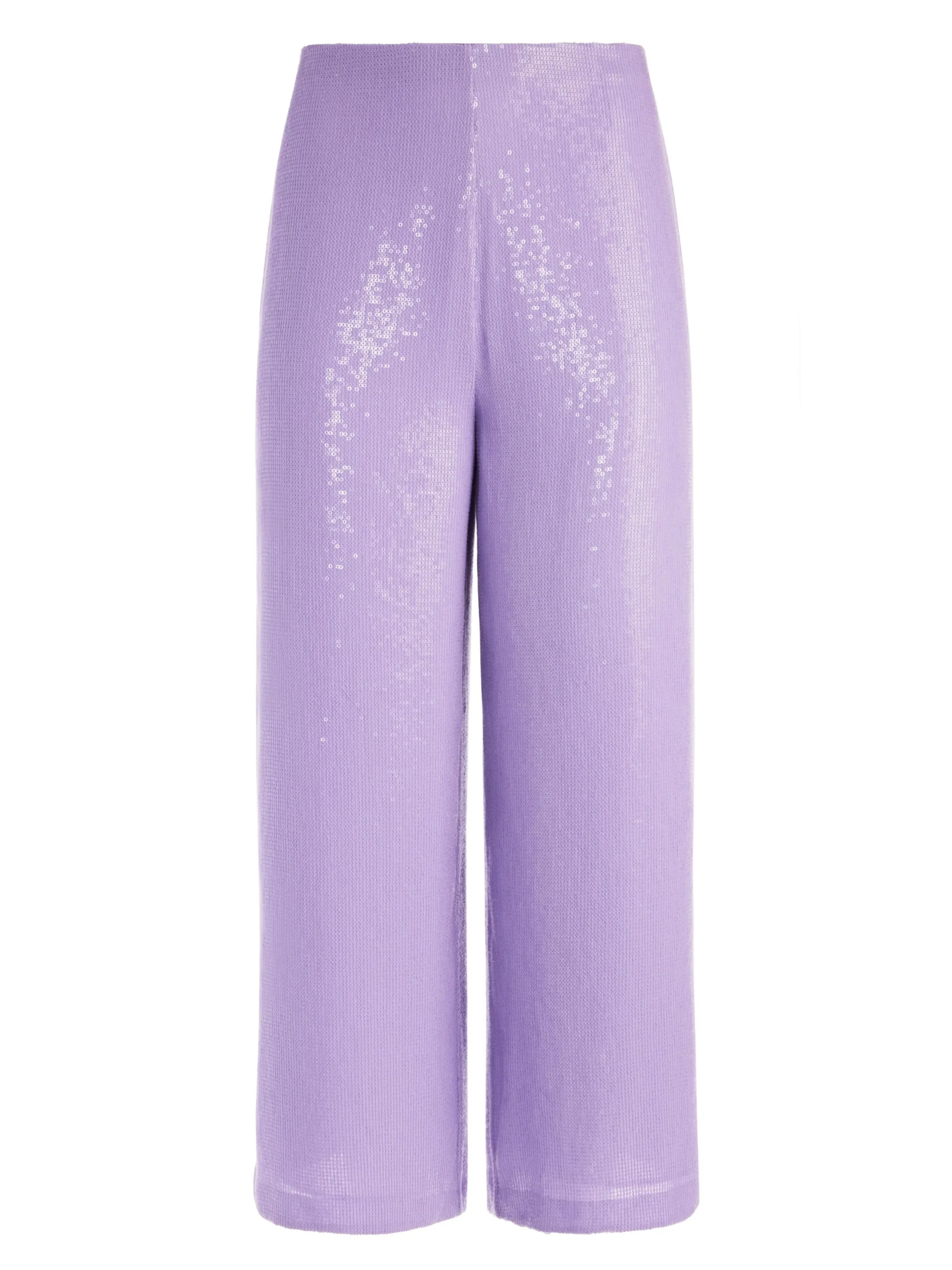 Alice and Olivia PANTS*ELBA SEQUIN HIGH WAISTED ANKLE PANT