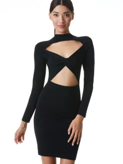Alice and Olivia ESSENTIALS|MINI*ESTELLE TWO WAY MINI DRESS