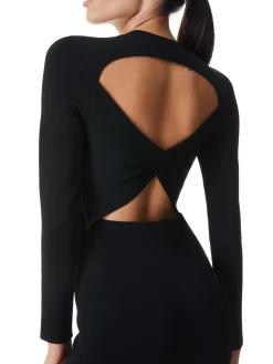 Alice and Olivia ESSENTIALS|MINI*ESTELLE TWO WAY MINI DRESS