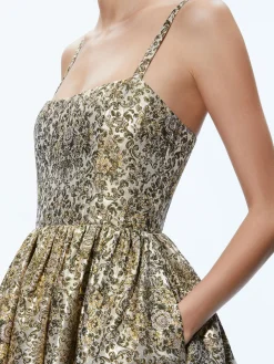 Alice and Olivia GUEST OF|MIDI*FAY MIDI DRESS