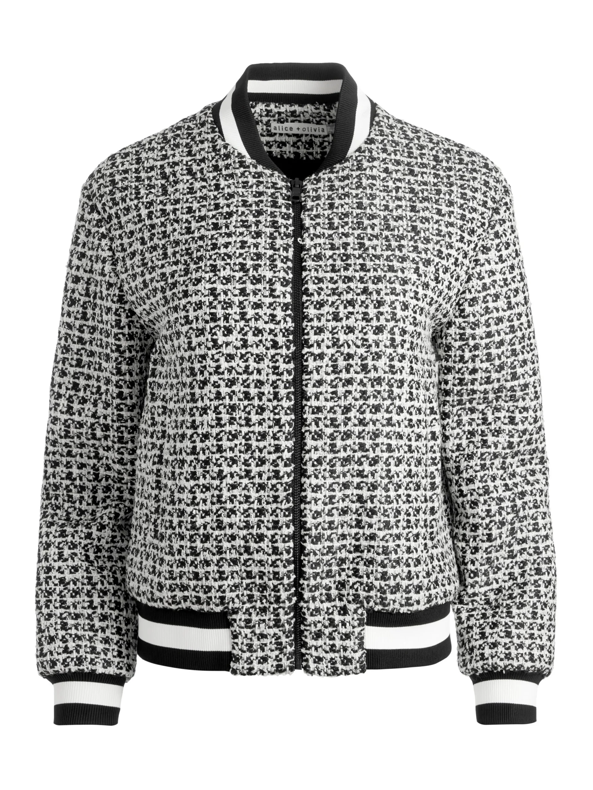 Alice and Olivia THE WORKWEAR EDIT|JACKETS + COATS*FELISA VARSITY BOMBER JACKET