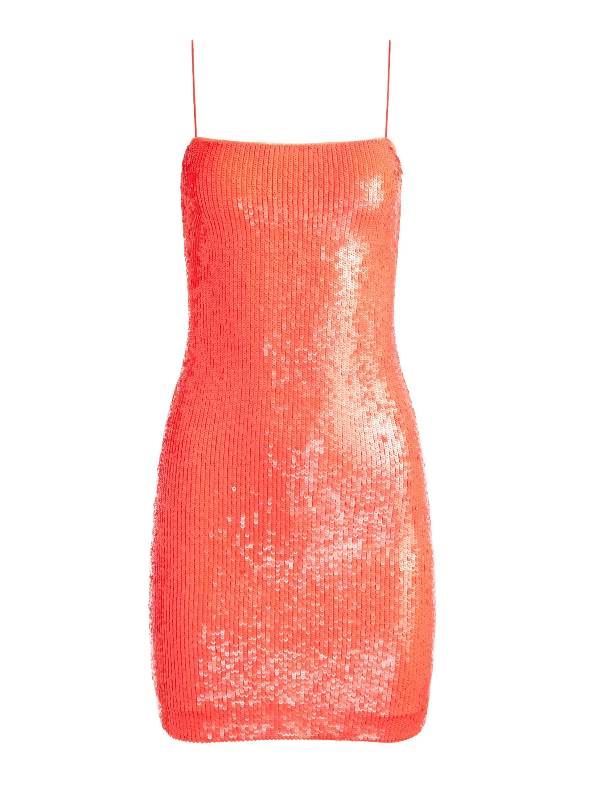 Alice and Olivia GUEST OF|MINI*FIFI SEQUIN FITTED MINI CAMI DRESS