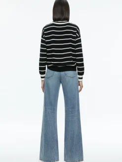 Alice and Olivia ESSENTIALS|SWEATERS*FILA CREWNECK PULLOVER
