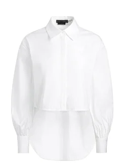 Alice and Olivia ESSENTIALS|THE WORKWEAR EDIT*FINELY HIGH-LOW BLOUSE