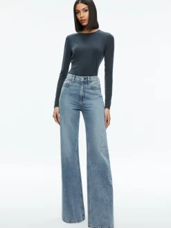 Alice and Olivia ESSENTIALS|TOPS*FITTED TEE