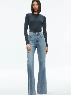 Alice and Olivia ESSENTIALS|TOPS*FITTED TEE