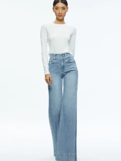 Alice and Olivia ESSENTIALS|TOPS*FITTED TEE