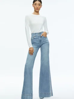 Alice and Olivia ESSENTIALS|TOPS*FITTED TEE