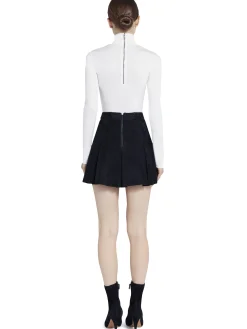 Alice and Olivia ESSENTIALS|SWEATERS*GARRISON SLIM MOCK NECK TOP