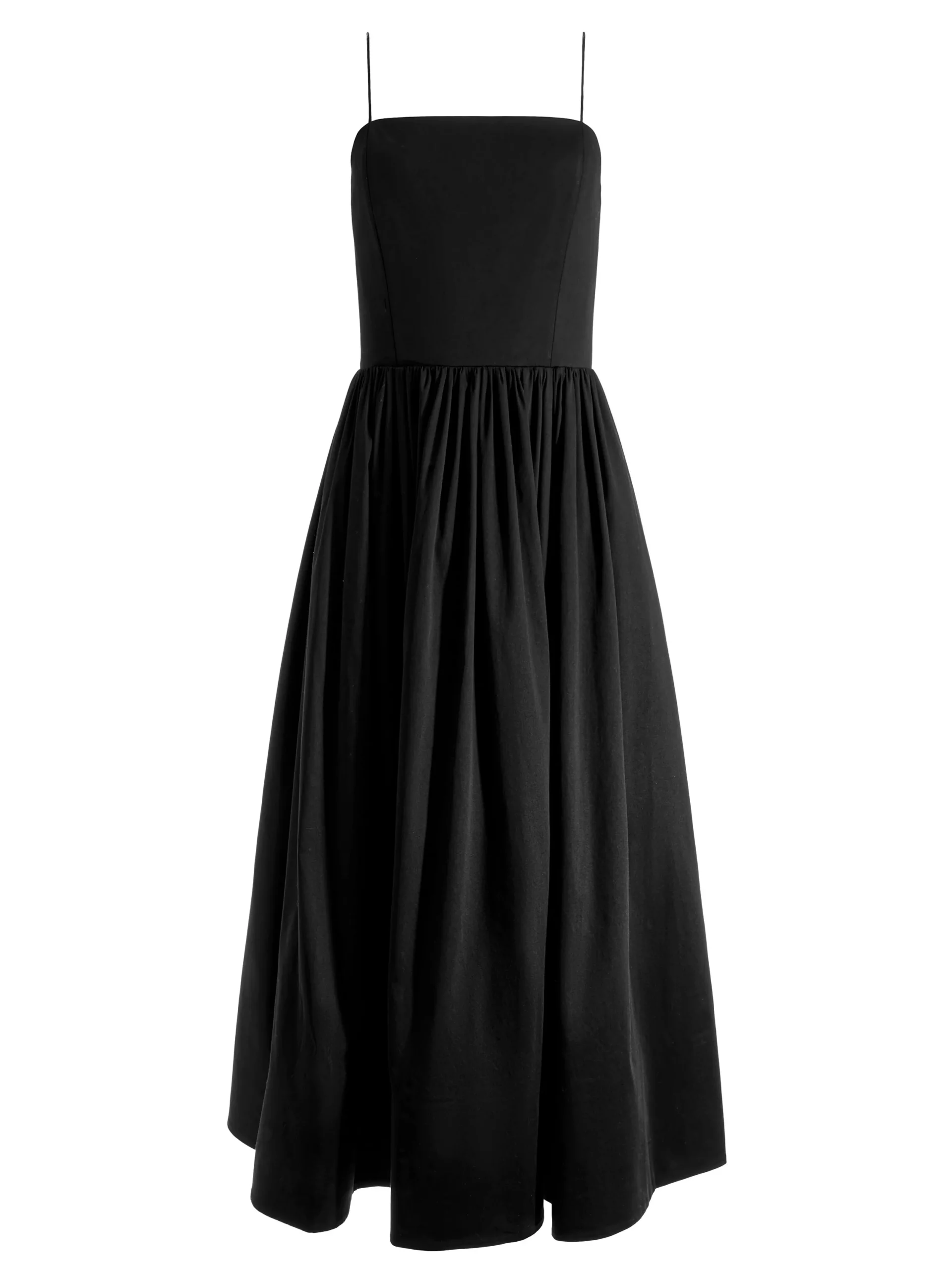 Alice and Olivia GUEST OF|MIDI*GLYNIS SPAGHETTI STRAP SCARF MIDI DRESS